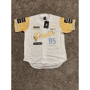 KBO Korean Baseball Hanwha Eagles Kkumdol Authentic Uniform‎ Jersey NWT Medium M